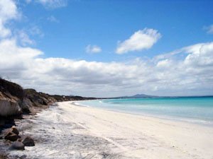 BB132, -34.356400, 119.505490 Looking along Tooregullup Beach towards Mid Mt Barren 