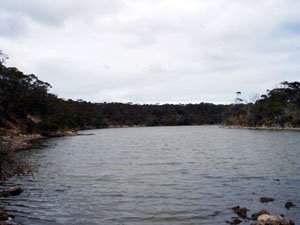 Further upstream (Gordon Inlet)