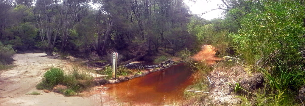 Creek crossing MT32 Feb 16